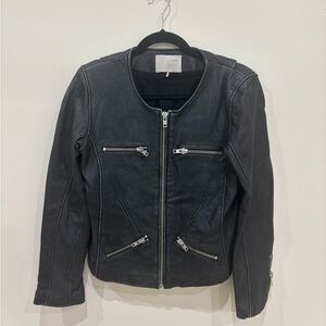 IRO Black Leather Jacket
